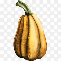 黄色手绘的南瓜食物-空若网 黄色手绘的南瓜食物-空若网