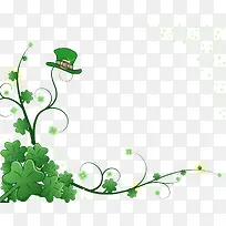 绿色四叶草军帽-空若网 绿色四叶草军帽-空若网