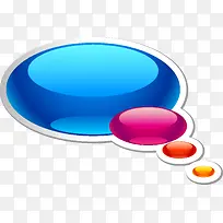 多彩气泡对话框-空若网 多彩气泡对话框-空若网