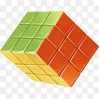 可爱卡通手绘魔方-空若网 可爱卡通手绘魔方-空若网