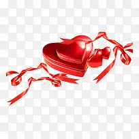 红色爱心礼盒-空若网 红色爱心礼盒-空若网