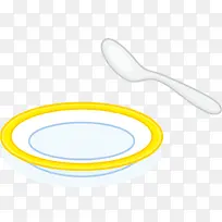 矢量卡通餐具素材-空若网 矢量卡通餐具素材-空若网