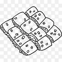 黑白创意豆皮插画-空若网 黑白创意豆皮插画-空若网