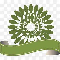 葵花花纹背景PNG矢量元素-空若网 葵花花纹背景PNG矢量元素-空若网