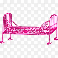 单人床png矢量素材-空若网 单人床png矢量素材-空若网