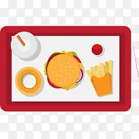 矢量食物餐盘-空若网 矢量食物餐盘-空若网