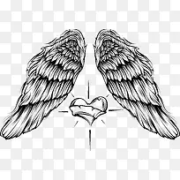 手绘翅膀-空若网 手绘翅膀-空若网