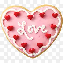 爱心形粉色蛋糕-空若网 爱心形粉色蛋糕-空若网