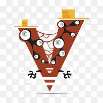 创意卡通字母-空若网 创意卡通字母-空若网