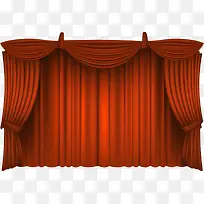 矢量红色幕布摄影-空若网 矢量红色幕布摄影-空若网