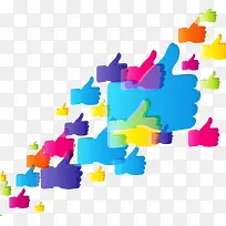 彩色点赞-空若网 彩色点赞-空若网