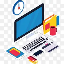 立体商务办公电脑-空若网 立体商务办公电脑-空若网