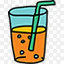 卡通橘子汁-空若网 卡通橘子汁-空若网