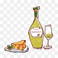 香槟和食物-空若网 香槟和食物-空若网