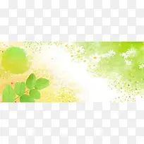 清新绿色手绘海报背景-空若网 清新绿色手绘海报背景-空若网
