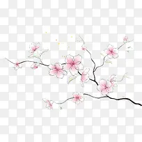 手绘桃花-空若网 手绘桃花-空若网