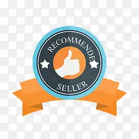 橙色缎带标签-空若网 橙色缎带标签-空若网