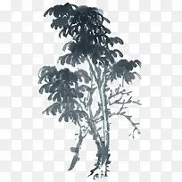 泼墨写意树-空若网 泼墨写意树-空若网