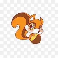 卡通松鼠插画-空若网 卡通松鼠插画-空若网