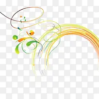 橙色线条-空若网 橙色线条-空若网