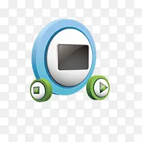 科技蓝色按钮-空若网 科技蓝色按钮-空若网