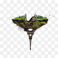 铁塔岛屿设计-空若网 铁塔岛屿设计-空若网