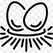 鸡蛋图标-空若网 鸡蛋图标-空若网