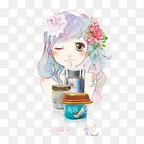 卡通手绘美眉-空若网 卡通手绘美眉-空若网