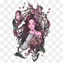 卡通人物画-空若网 卡通人物画-空若网