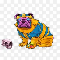 趣味狗狗插画-空若网 趣味狗狗插画-空若网