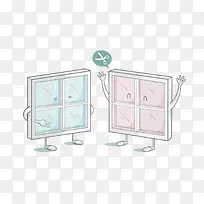 矢量窗户-空若网 矢量窗户-空若网