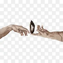 创意手连接手-空若网 创意手连接手-空若网