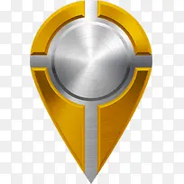 矢量金属按钮元素-空若网 矢量金属按钮元素-空若网