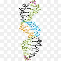 分子结构矢量图-空若网 分子结构矢量图-空若网