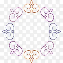 彩色花纹边框-空若网 彩色花纹边框-空若网