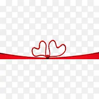 编织红色爱心七夕情人节-空若网 编织红色爱心七夕情人节-空若网