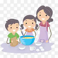 卡通人物做饭素材-空若网 卡通人物做饭素材-空若网