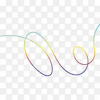 手绘多彩线条-空若网 手绘多彩线条-空若网