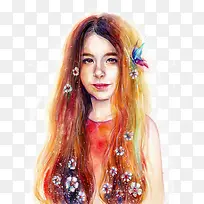 ��Ů�廭��Ʒ-������