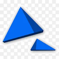 三角形 漂浮 蓝色-空若网 三角形 漂浮 蓝色-空若网