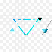 蓝色三角形-空若网 蓝色三角形-空若网