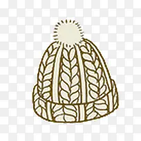 卡通白色棉帽-空若网 卡通白色棉帽-空若网