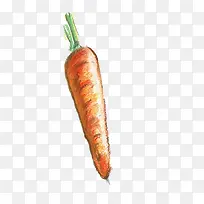蜡笔画矢量胡萝卜-空若网 蜡笔画矢量胡萝卜-空若网