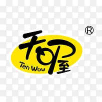 黄色天喔标志矢量图-空若网 黄色天喔标志矢量图-空若网