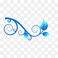 蓝色树叶-空若网 蓝色树叶-空若网