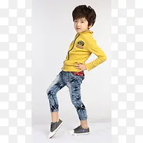 黄色时尚卫衣男童-空若网 黄色时尚卫衣男童-空若网
