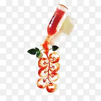 创意番茄酱作画-空若网 创意番茄酱作画-空若网