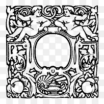 淡雅花纹边框-空若网 淡雅花纹边框-空若网