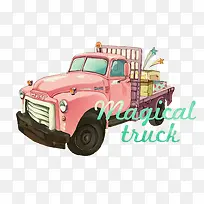 手绘卡通汽车-空若网 手绘卡通汽车-空若网