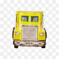 破旧的黄色小汽车-空若网 破旧的黄色小汽车-空若网